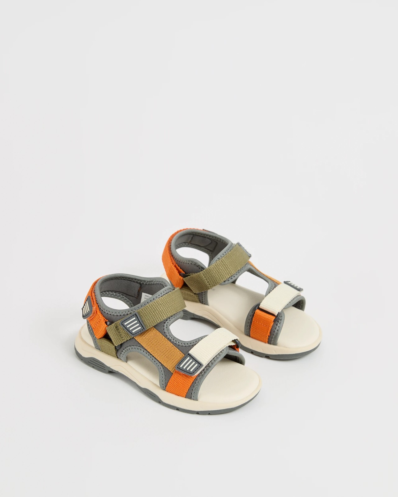 Open Tech Sandals - Grey / Orange 2 of 3