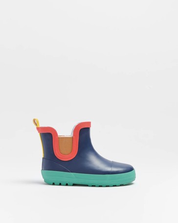 Boys Junior Gusset Rainboot - Randall