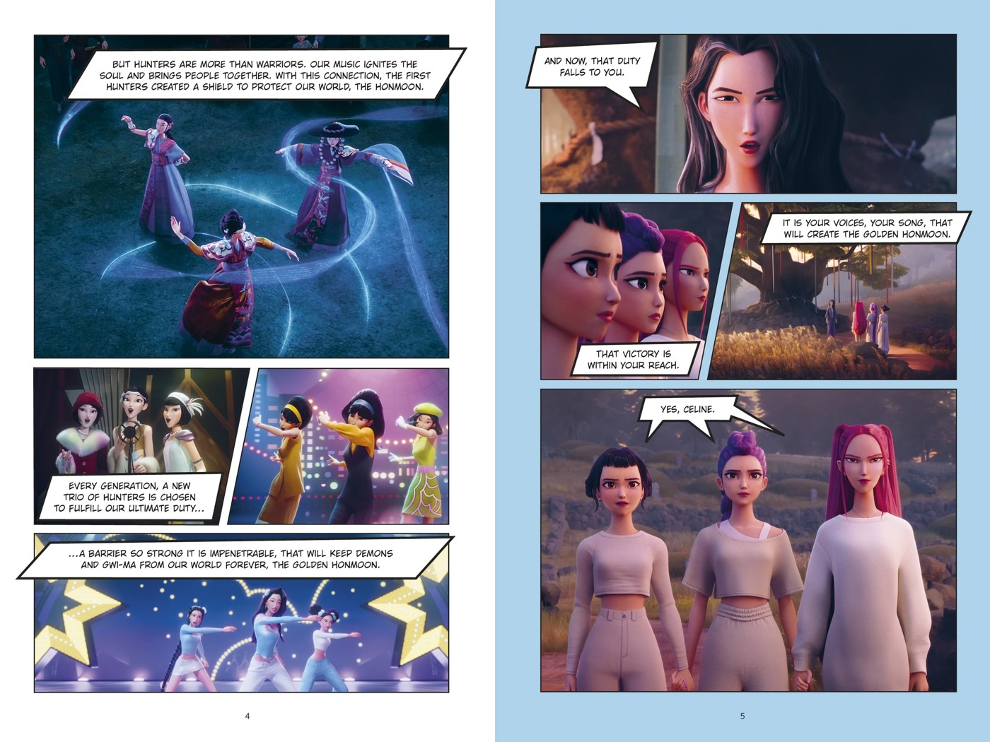 KPop Demon Hunters The Official Movie Graphic Novel - Book 4 of 5