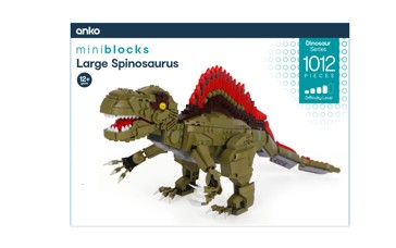 1012 Piece Mini Blocks Dinosaur Series: Large Spinosaurus - Anko