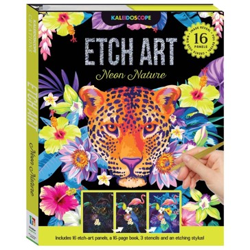 Kaleidoscope Etch Art Creations: Neon Nature - Book