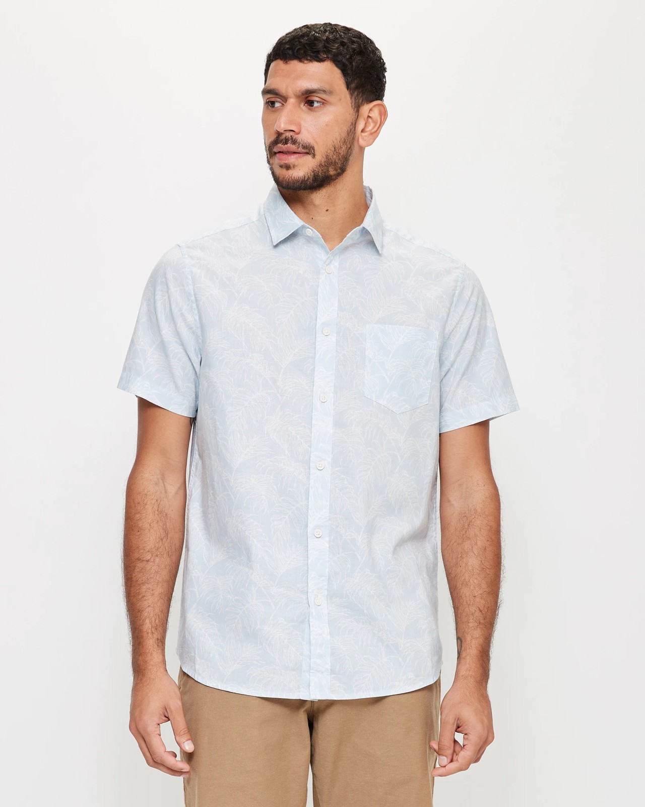 Short Sleeve Linen Blend Shirt | Target Australia