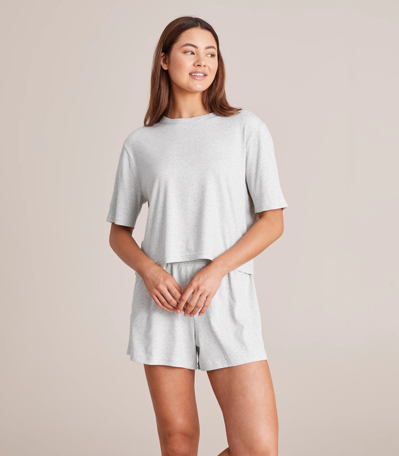 Lily Loves Knit Boxy Sleep T-Shirt and Shorts Set 2 of 6