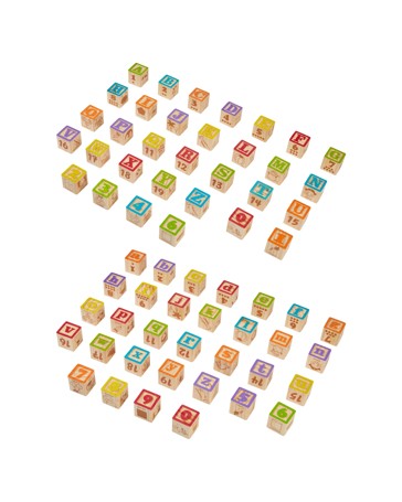Anko Wooden Alphabet Blocks
