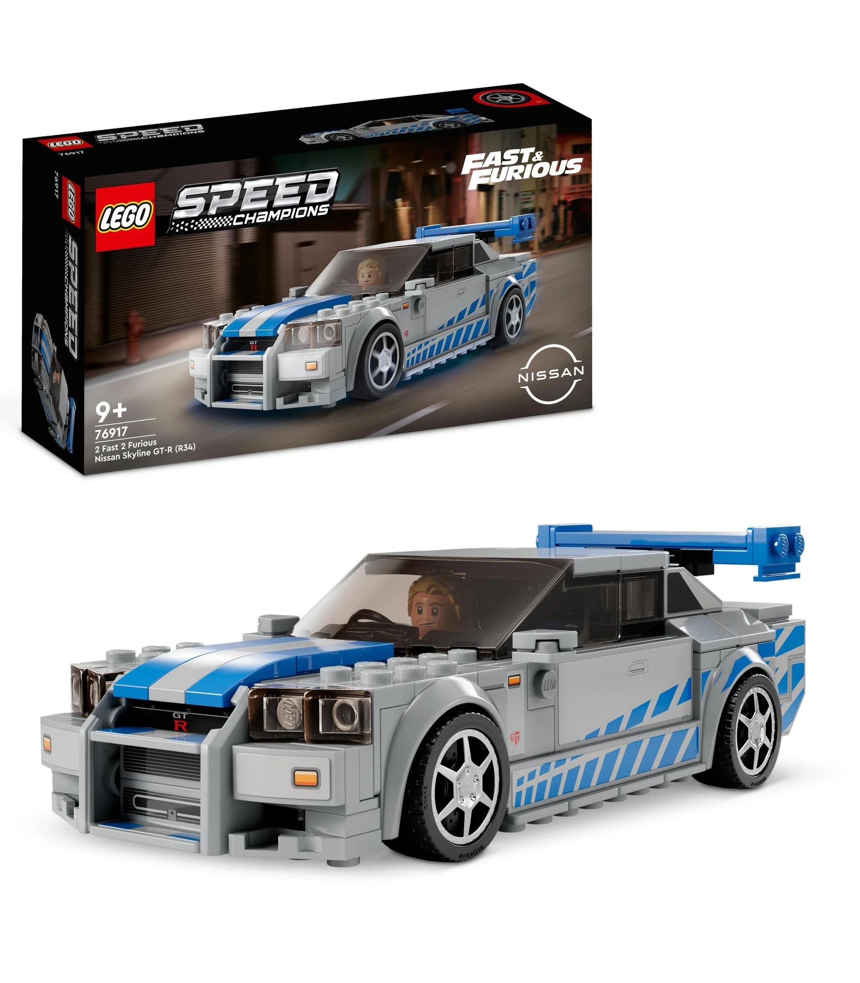 Modèle Réduit Nissan Skyline GT-R R34 Fast & Furious 1:43 IXO - Neuf Avec Support, Collection