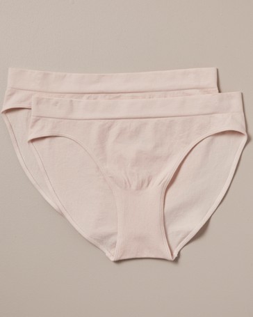 2 Pack Cotton Seamfree Bikini Briefs
