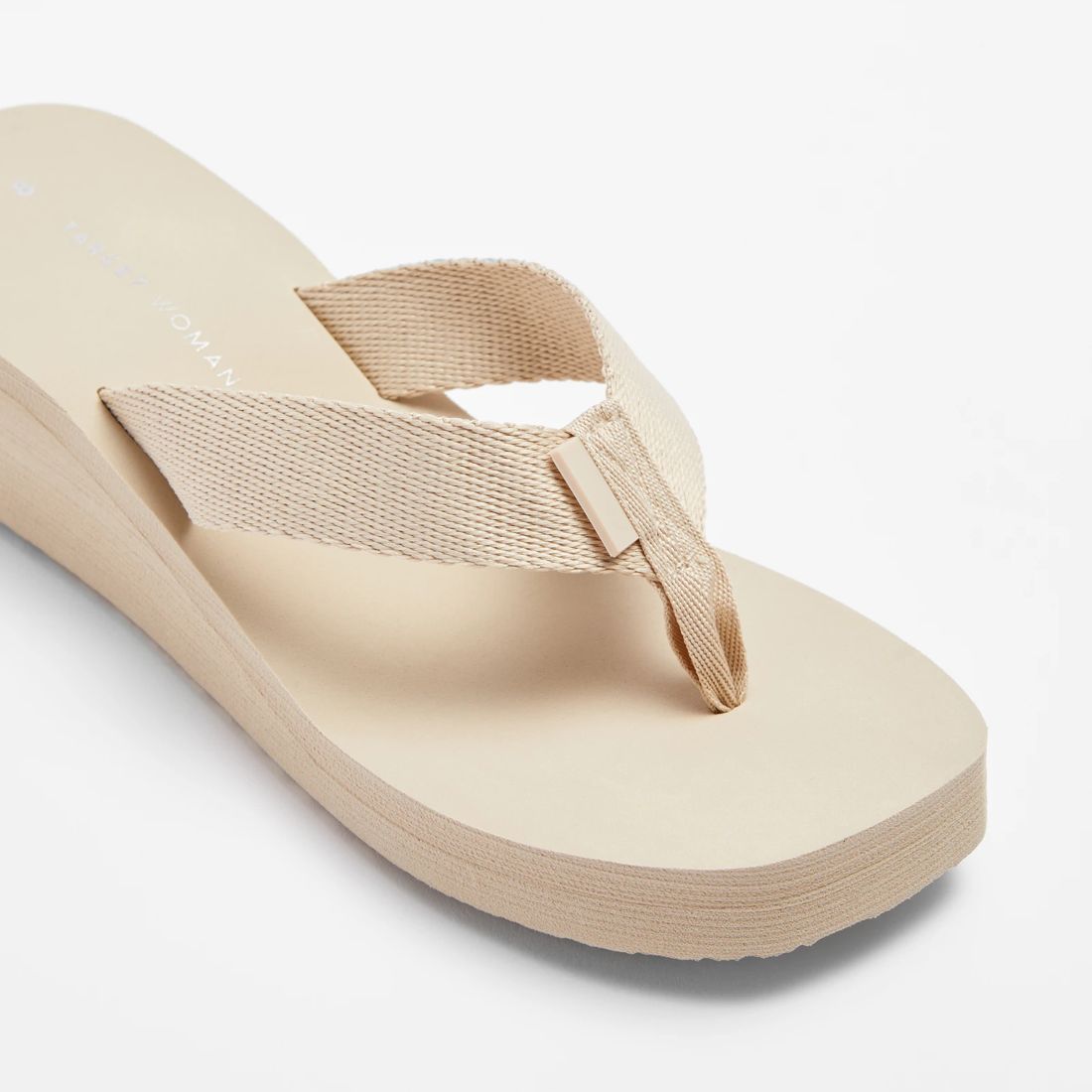 Womens Sporty Eva Wedge Thong Cream Target Australia