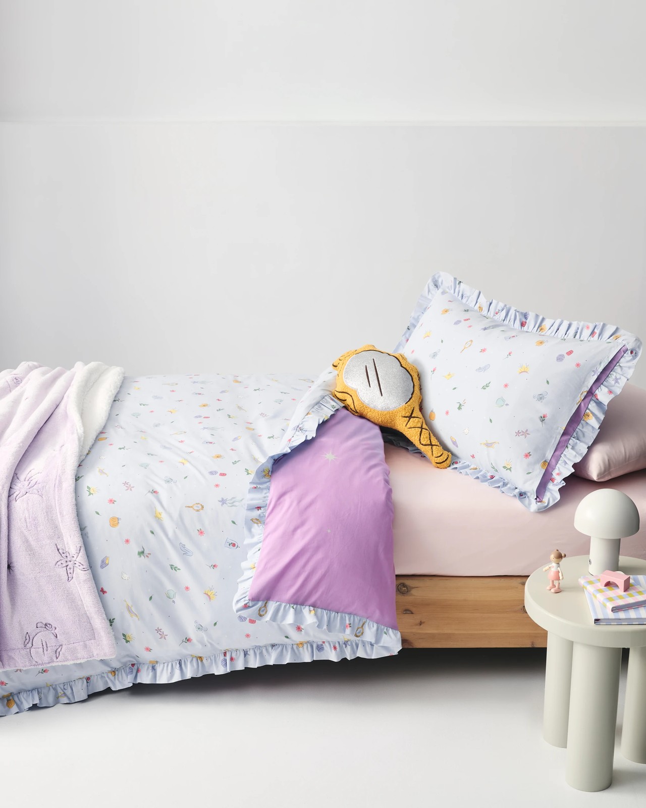 Disney Princesses Reversible Cotton Quilt Cover Set 3 of 6