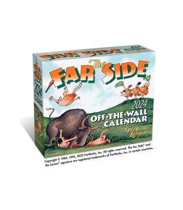 Far Side 2024 Off the Wall Boxed Calendar