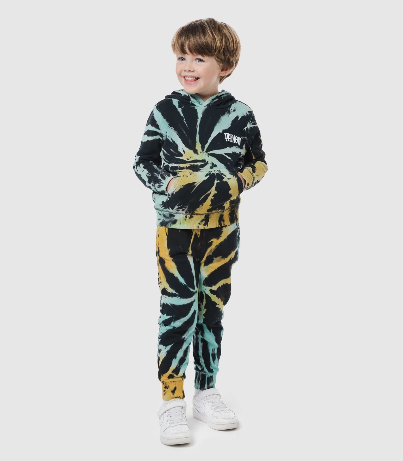 Piping Hot Tie-Dye Trackpants 2 of 4