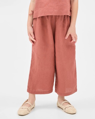 European Linen Fashion Pants
