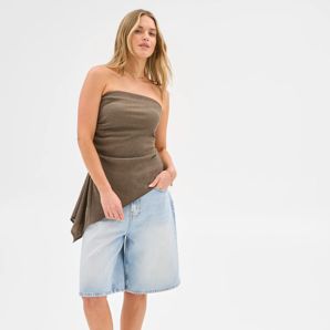 Lily Loves Strapless Textured Top thumbnail 2