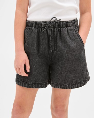 Pull On Denim Shorts