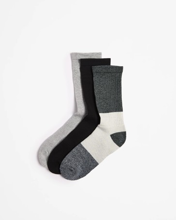 Australian Cotton Blend 3 Pack Comfort Crew Socks - Maxx