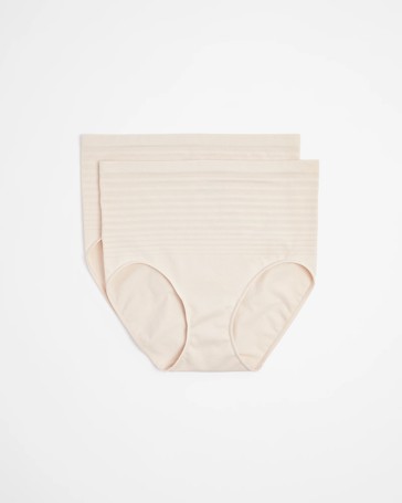 2 Pack Matte and Shine Full Briefs