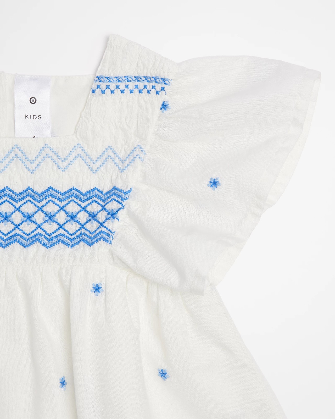 Embroidered Ruffle Top | Target Australia