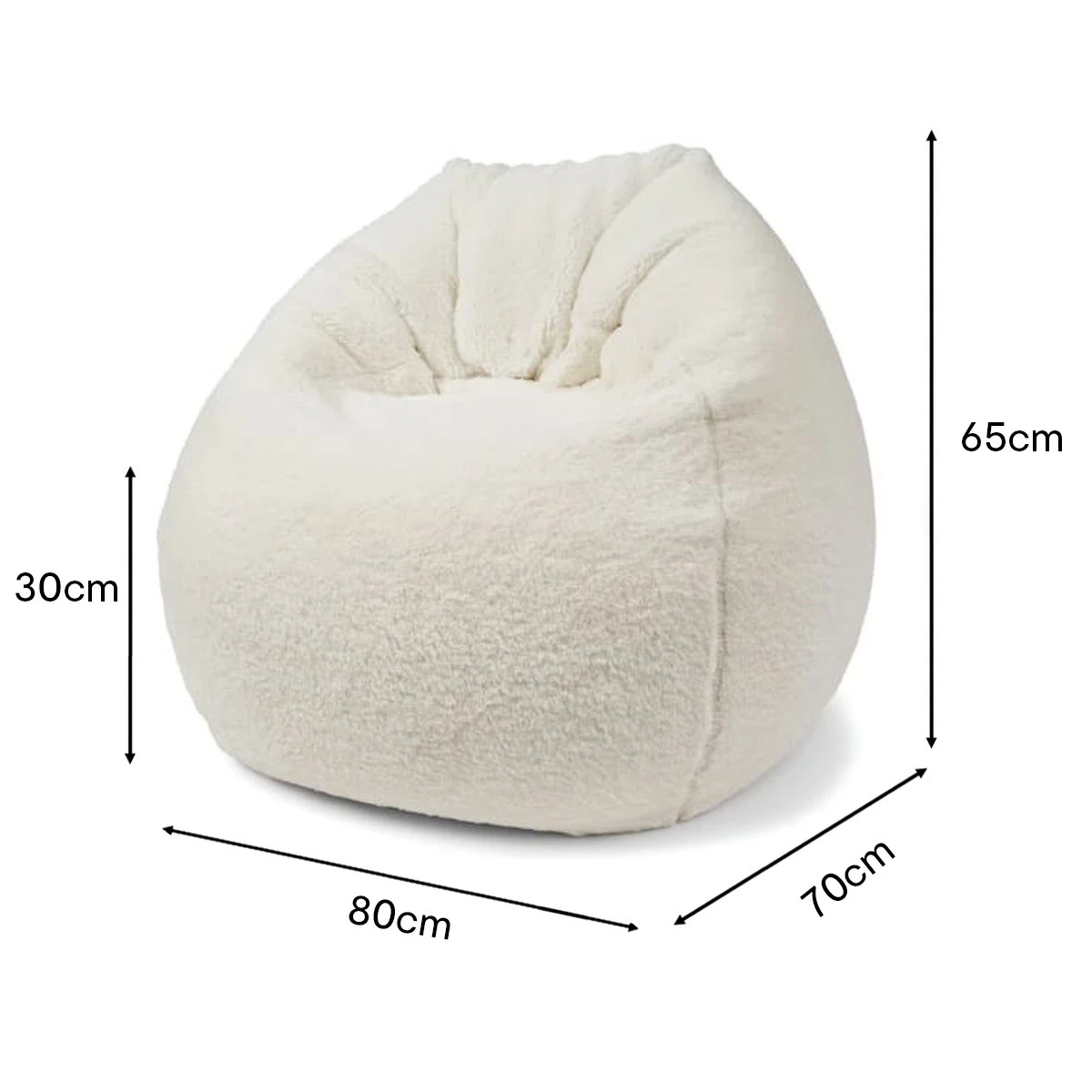 Faux Sherpa Bean Bag Anko Target Australia