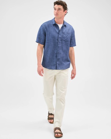 Australian Cotton Straight Chino Pants
