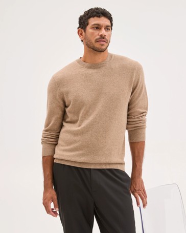 Preview Cashmere Crew Neck Knit Jumper