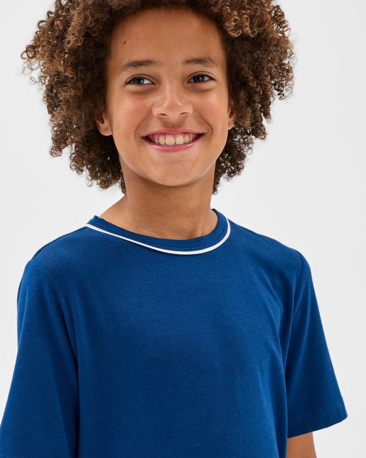 Bamboo Rich Older Boys Knit Pyjama Set - Navy 3 of 5