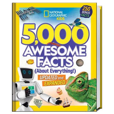 National Geographic Kids: 5000 Awesome Facts (About Everything): Updated and Expanded - Book