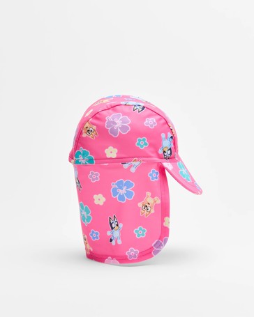 Kids Licensed Bluey Hibiscus Flowers Swim Hat