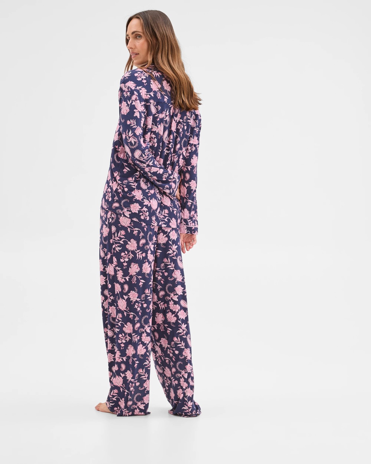 Bamboo Long Sleeve Top and Pants Pyjama Set 6 of 6