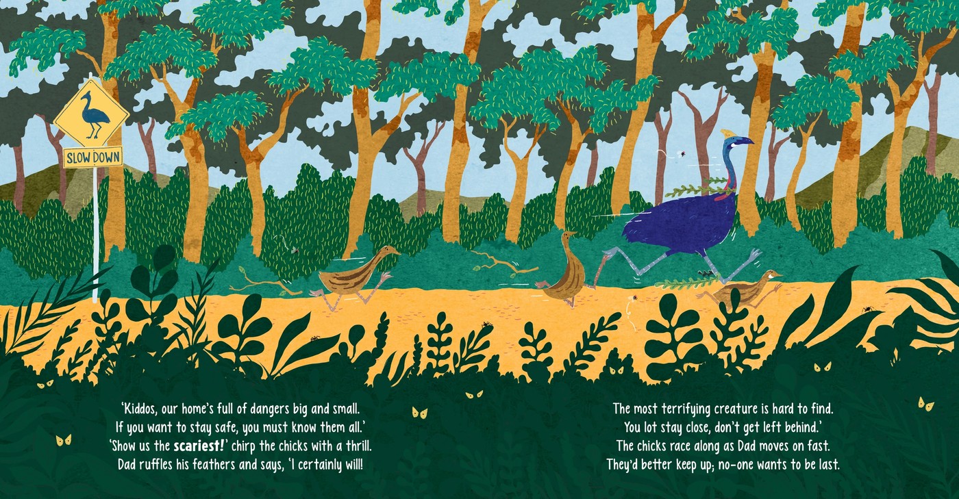 Scary, Scary Cassowary by Jol Temple and Kate Temple - Book 3 of 4