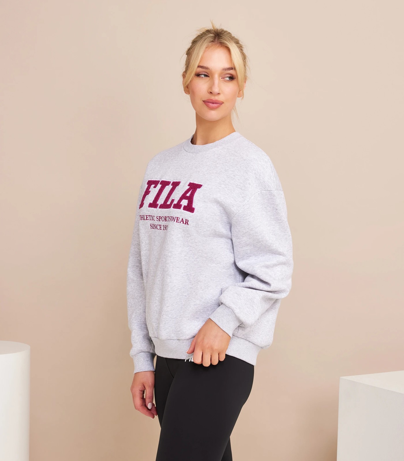 Fila leah crew sweat hotsell