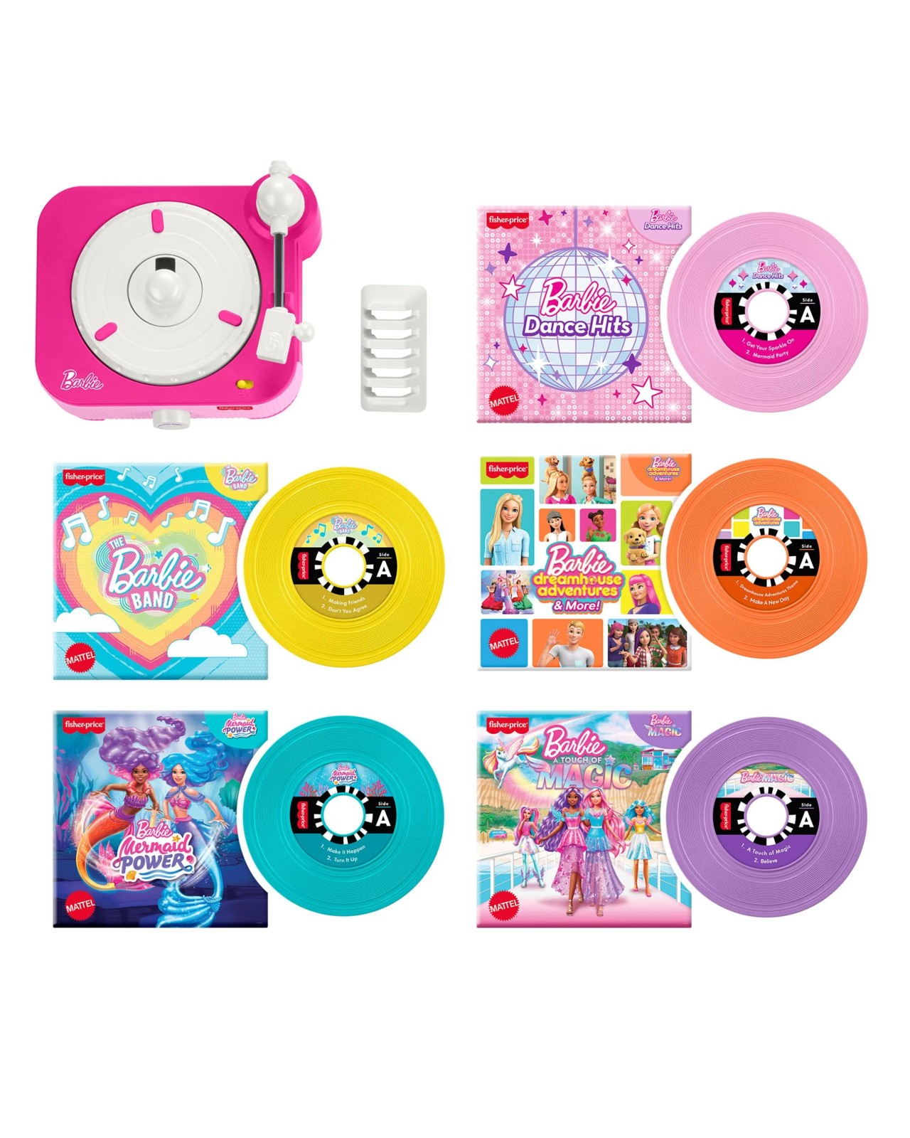 Fisher-Price Barbie Record Player Musical Toy 3 of 6