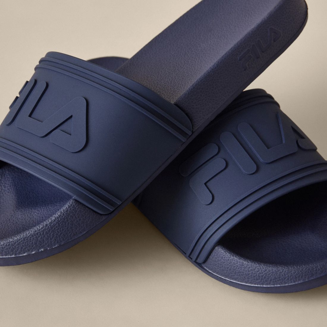 Mens Fila Slide Samson Navy Blue Target Australia