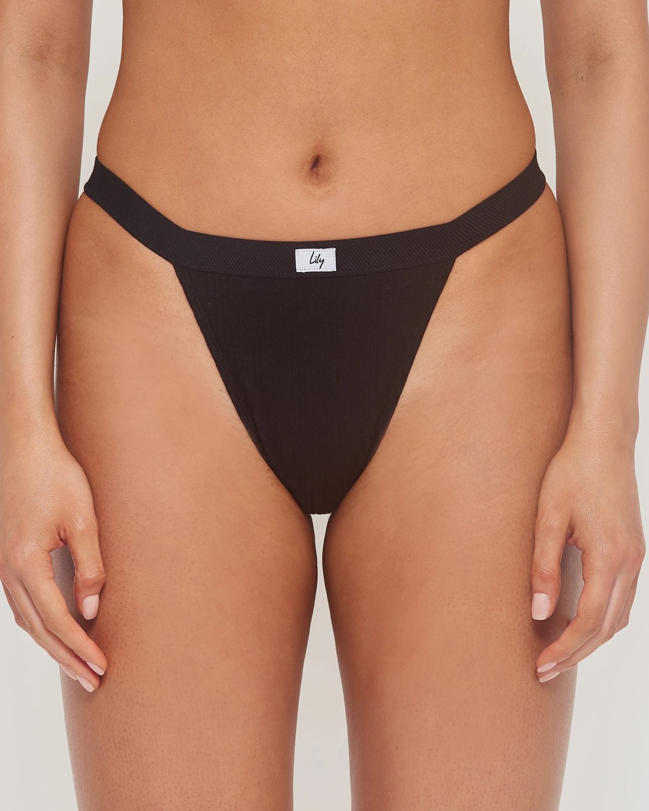 Organic Cotton Rib G String Brief