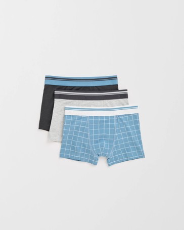 Maxx Bamboo 3 Pack Older Boys Hang Trunks