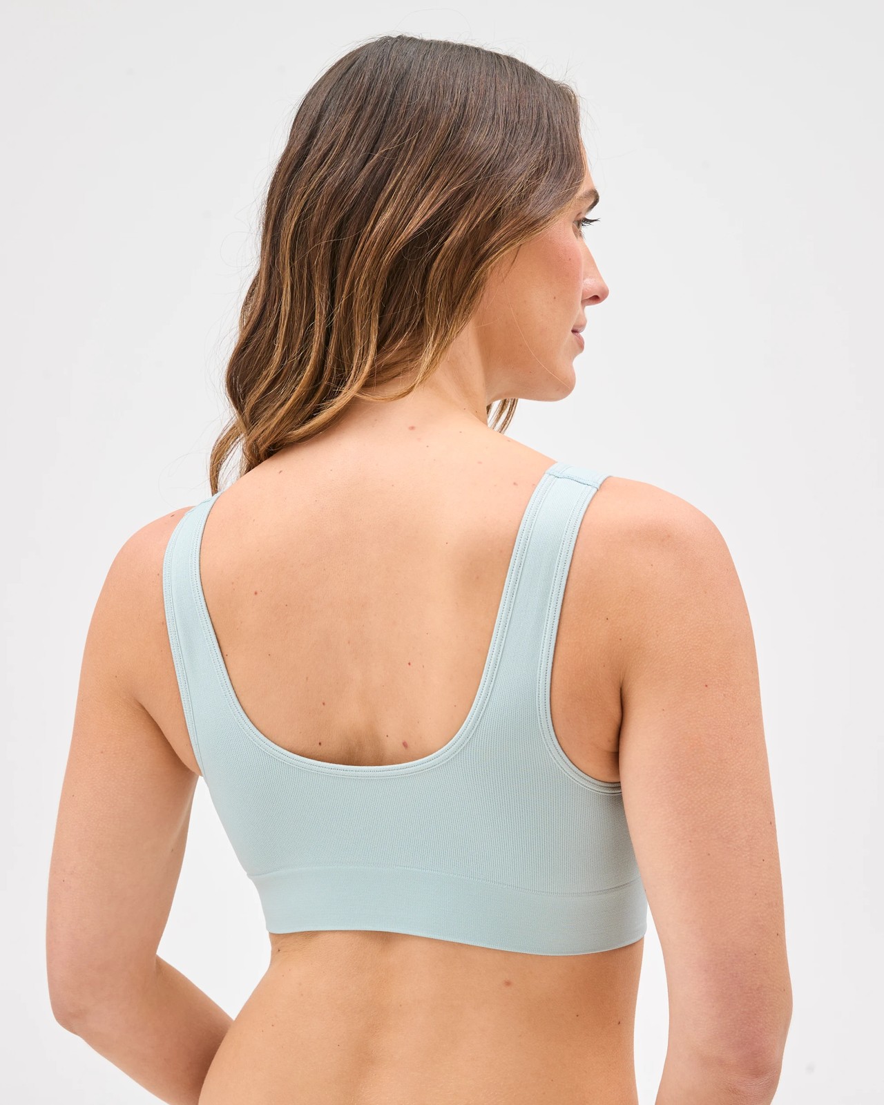 Bonds Seamless Comfy Crop Top  - Muted Sage 3 of 3