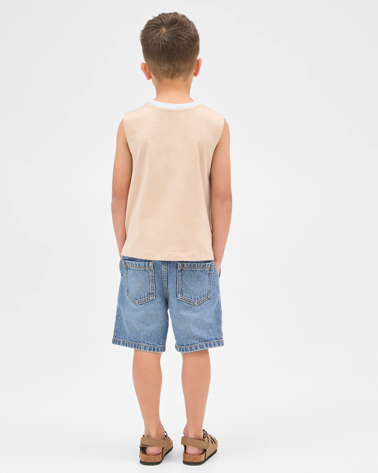 Australian Cotton Tank Top - Cement 4 of 6