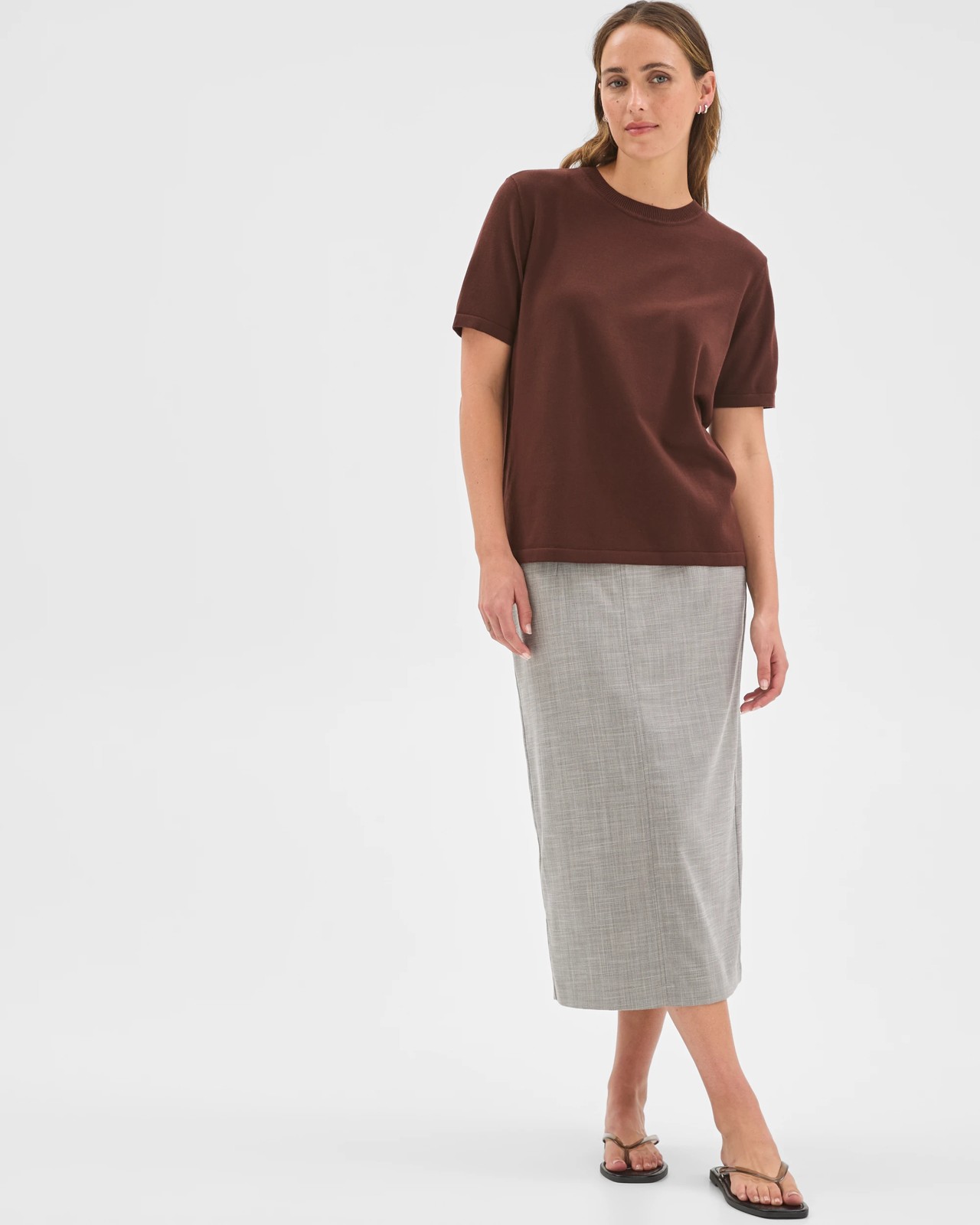 Preview Ultimate Knit Top - Dark Chocolate 2 of 6