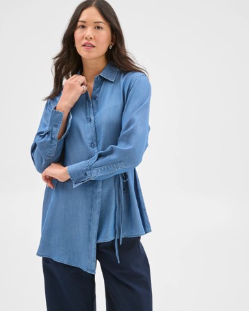 Chambray Tie Shirt