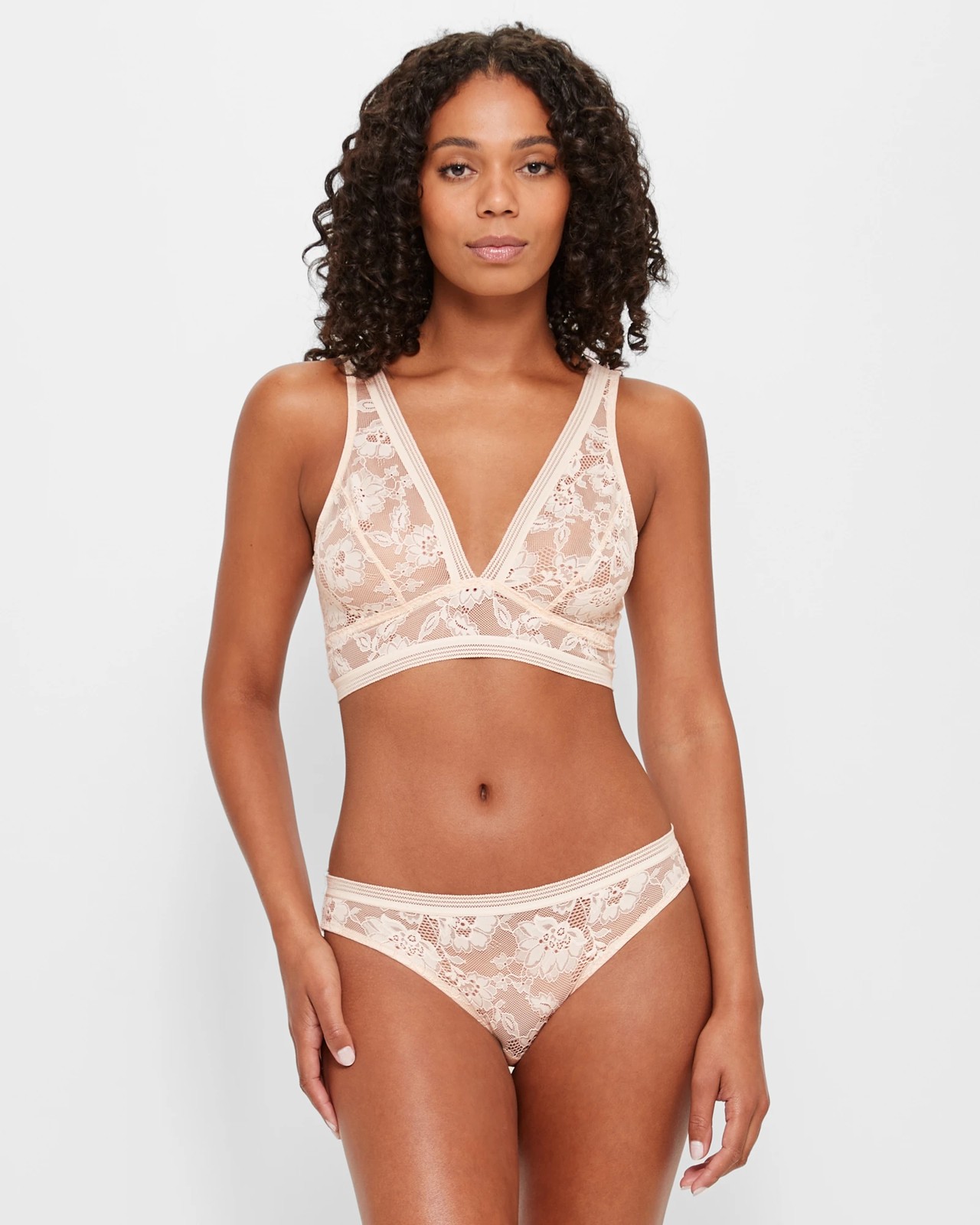 Lace Detail Soft Bralette