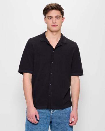 Australian Cotton Open Knit Shirt - Commons
