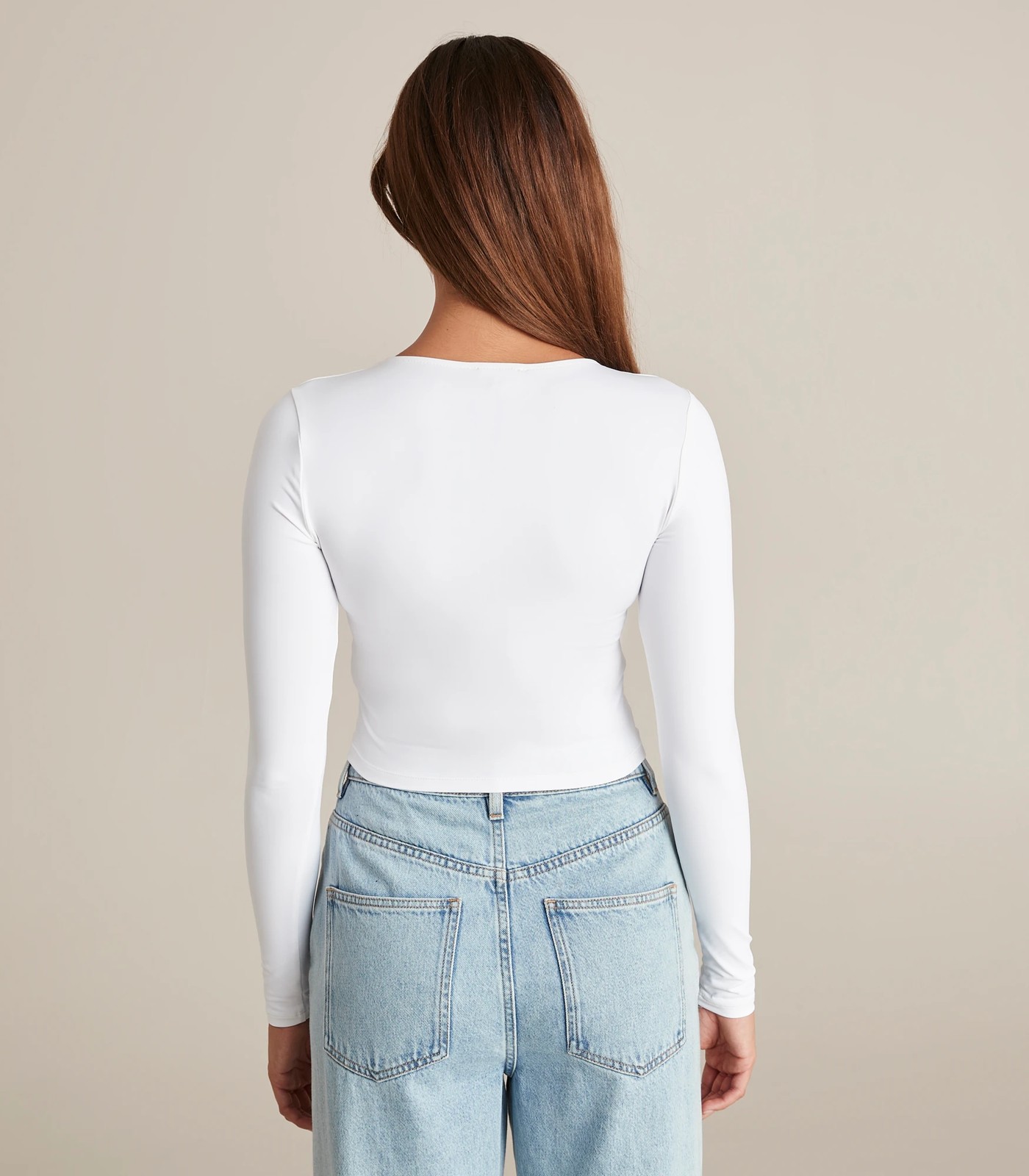 Lily Loves Long Sleeve Body Crew Neck Top 5 of 5