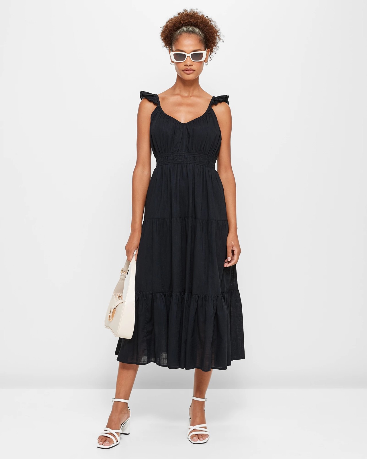 Frill Sleeve Midi Dress Target Australia