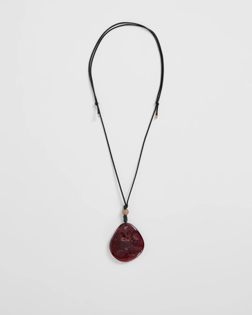 Bead Statement Pendant Necklace