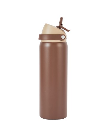 Anko 940ml Chocolate Dual Lid Bottle