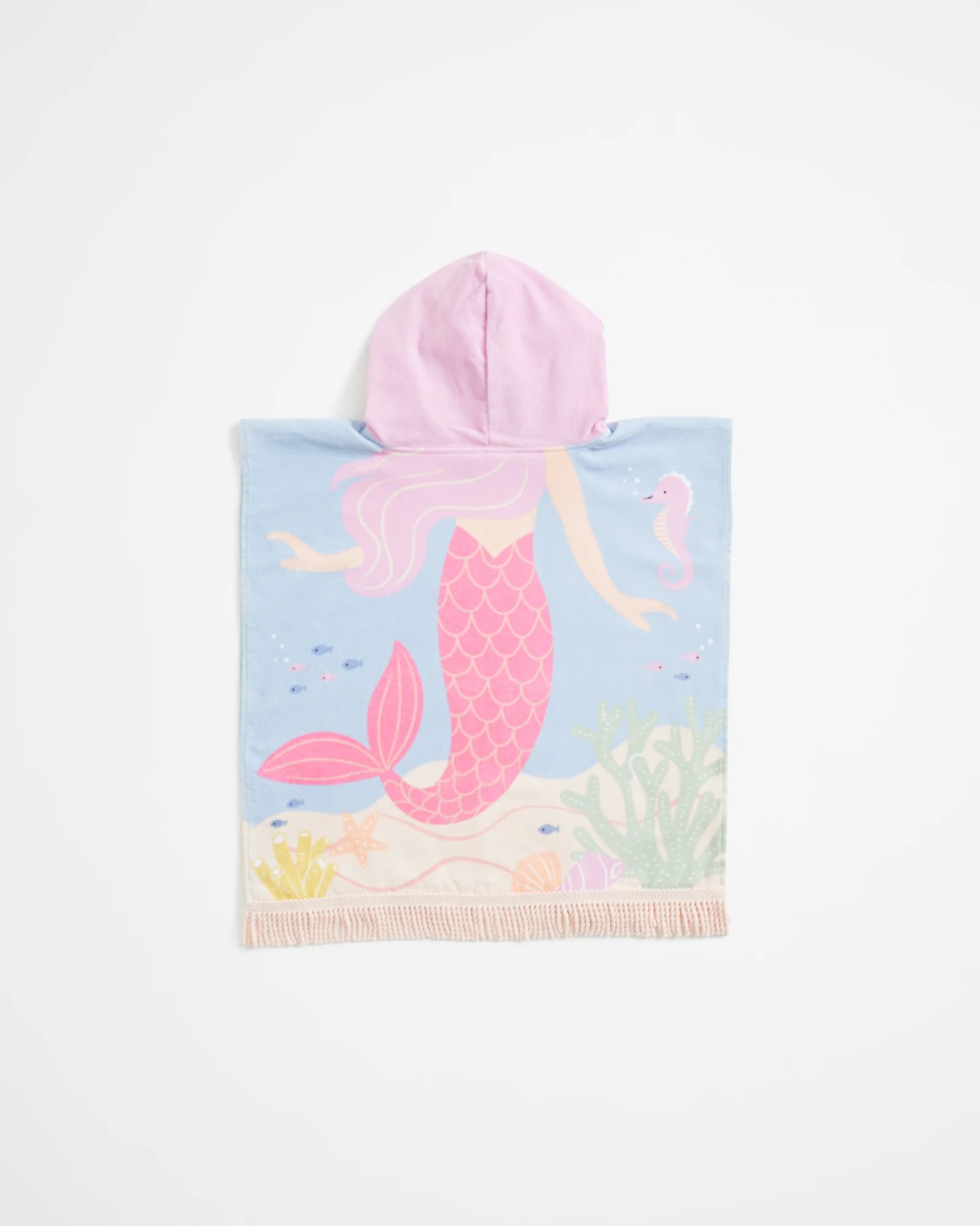 Hooded best sale mermaid towel