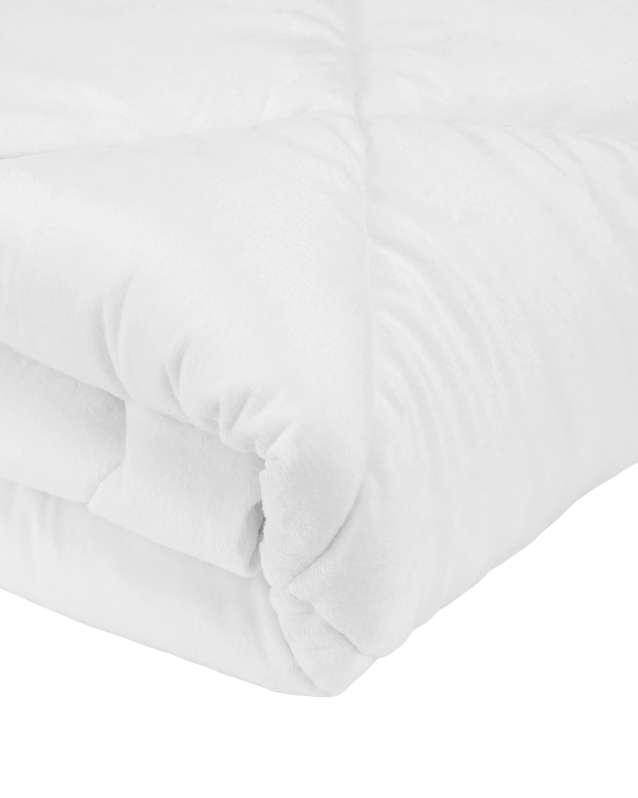 Anko Reversible Plush Mattress Topper, Single Bed - White 2 of 6