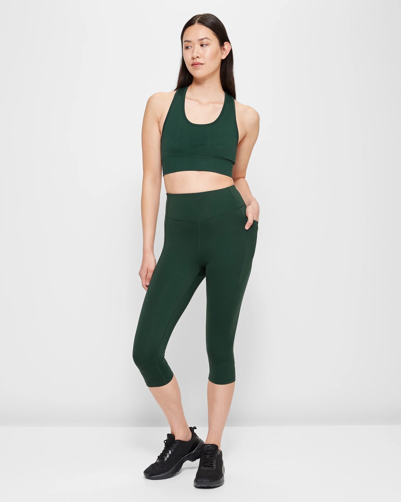 Active Infinity Sculpt High Rise Crop Length Tights