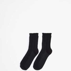 Embossed Cable Crew Socks product image