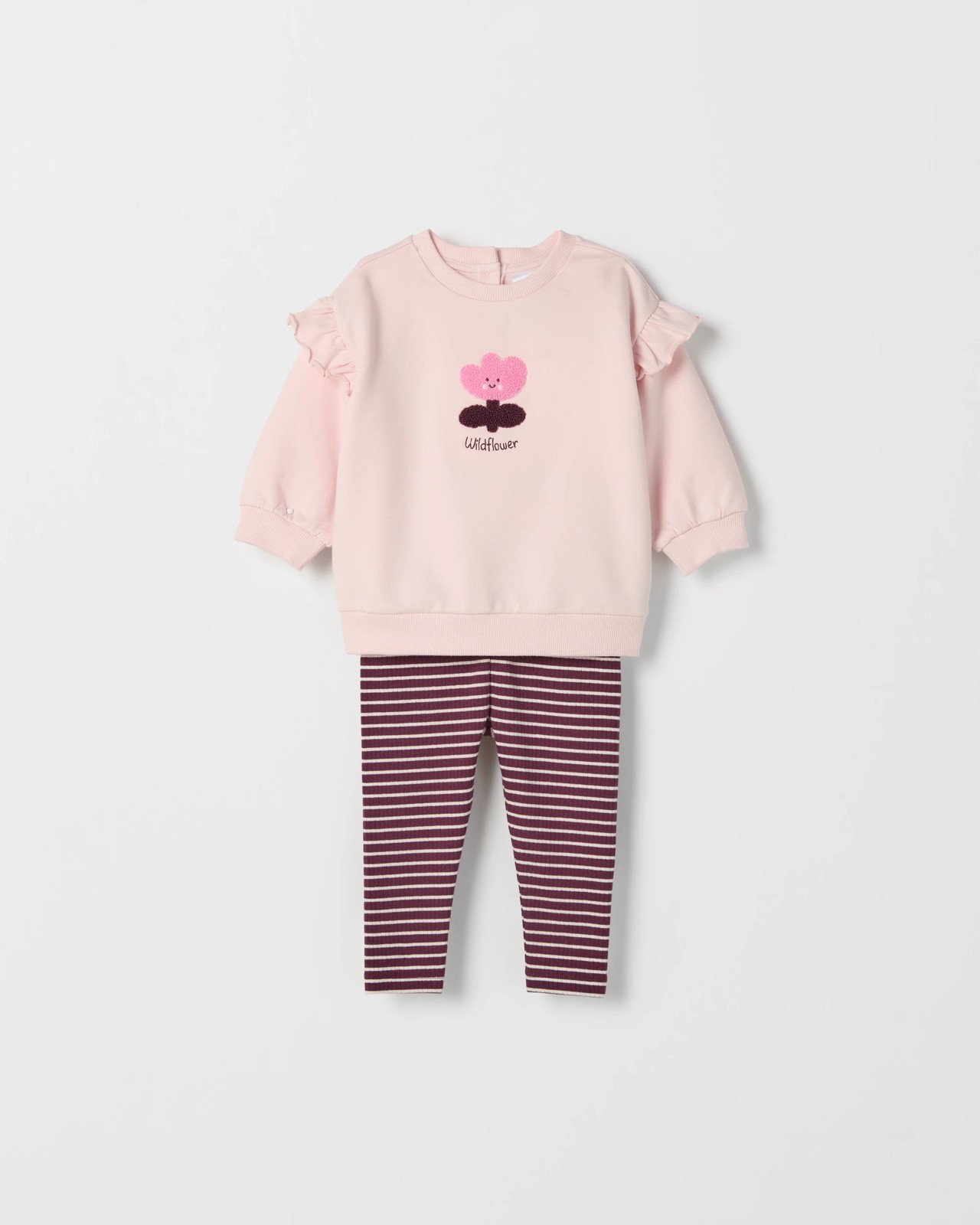 Baby Organic Cotton Jumper and Leggings 2 Piece Set 3 of 5