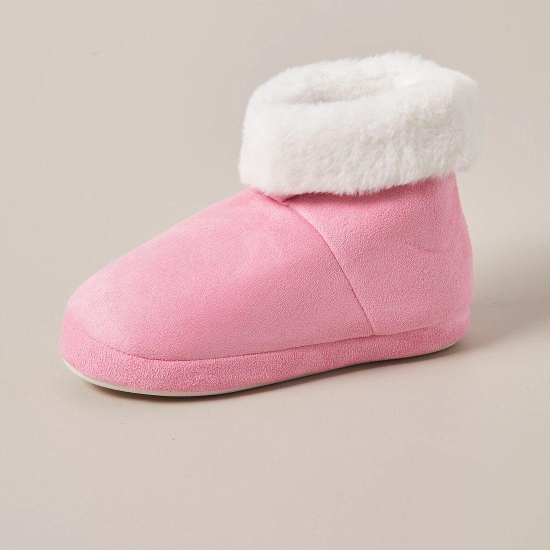 Youth Fluffy Turn Down Slipper Boots Target Australia