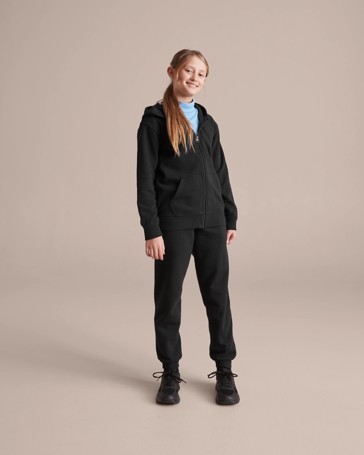 School Fleece Zip Thru Hoodie